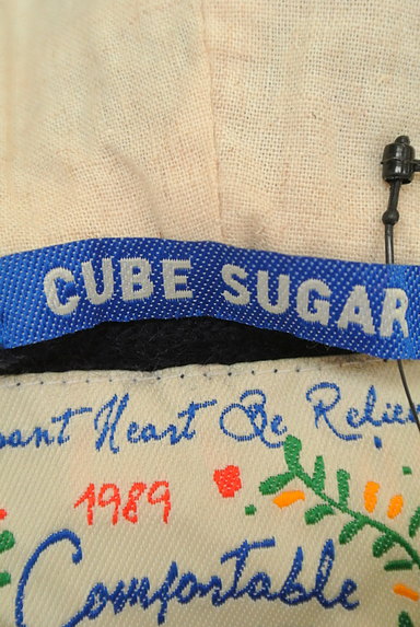 CUBE SUGAR（キューブシュガー）の古着「フード付ボーダーカーディガン（カーディガン・ボレロ）」大画像６へ