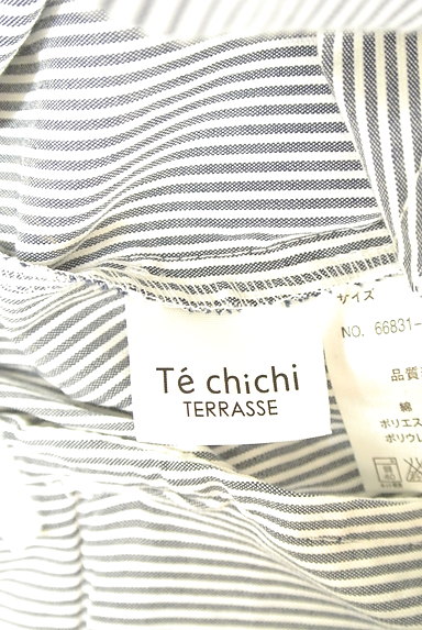 Te chichi（テチチ）の古着「ストライプ柄クロップドパンツ。（パンツ）」大画像６へ