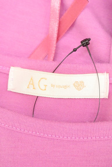AG by aquagirl（エージーバイアクアガール）の古着「リボン袖カラーカットソー（カットソー・プルオーバー）」大画像６へ