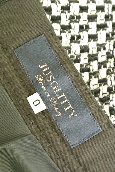 JUSGLITTY（ジャスグリッティー）の古着「ラメツイードフレアスカート（スカート）」大画像６へ