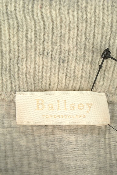 BALLSEY（ボールジィ）の古着「Ｖネック7分袖ニットトップス（ニット）」大画像６へ