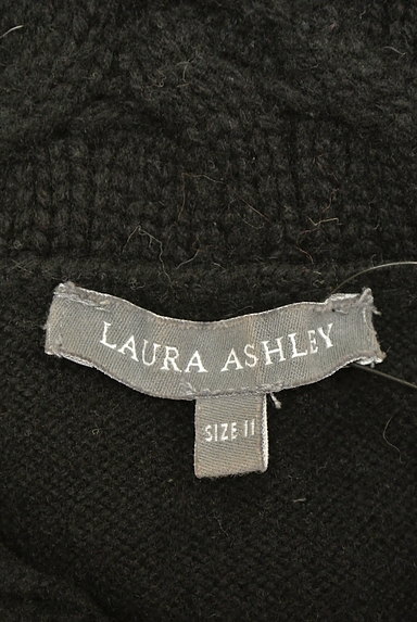 Laura Ashley（ローラアシュレイ）の古着「ポイントケーブル編ミドルカーディガン（カーディガン・ボレロ）」大画像６へ