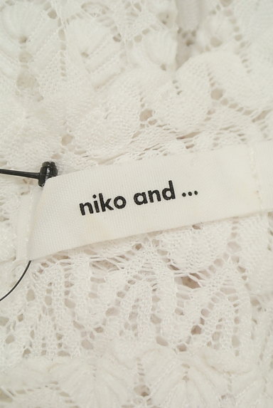 niko and...（ニコ アンド）の古着「総レーススタンドカラープルオーバー（カットソー・プルオーバー）」大画像６へ