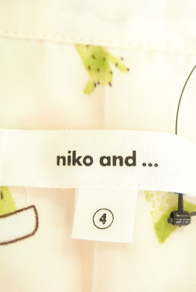 niko and...（ニコ アンド）の古着「サボテン柄シャツワンピース（ワンピース・チュニック）」大画像６へ