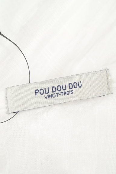 POU DOU DOU（プードゥドゥ）の古着「ビックカラーコットンブラウス（カジュアルシャツ）」大画像６へ
