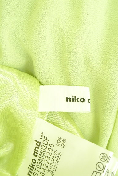 niko and...（ニコ アンド）の古着「シアープリーツマキシスカート（ロングスカート・マキシスカート）」大画像６へ