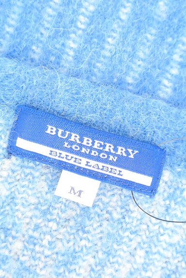 BURBERRY BLUE LABEL（バーバリーブルーレーベル）の古着「ロゴ太リブニット（セーター）」大画像６へ