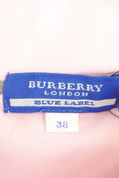 BURBERRY BLUE LABEL（バーバリーブルーレーベル）の古着「リボンパフスリーブポロシャツ（ポロシャツ）」大画像６へ