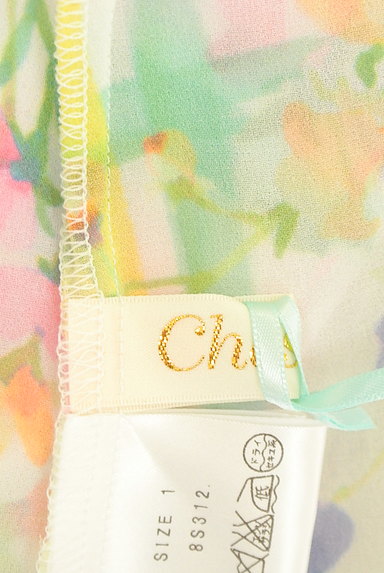 Chesty（チェスティ）の古着「七分袖花柄シフォンブラウス（カットソー・プルオーバー）」大画像６へ