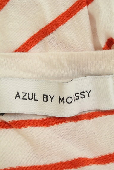 AZUL by moussy（アズールバイマウジー）の古着「裾リボンボーダーカットソー（カットソー・プルオーバー）」大画像６へ