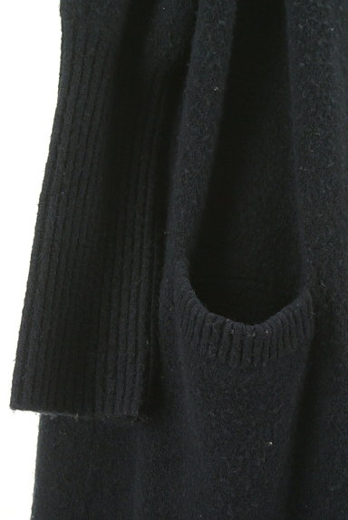 BLACK BY MOUSSY（ブラックバイマウジー）の古着「リブ袖ロングカーディガン（カーディガン・ボレロ）」大画像４へ