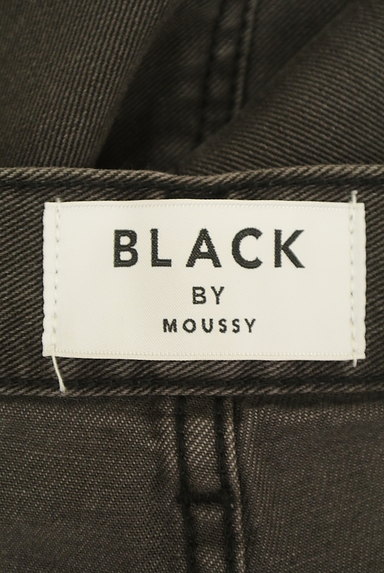 BLACK BY MOUSSY（ブラックバイマウジー）の古着「ストレートブラックデニム（デニムパンツ）」大画像６へ