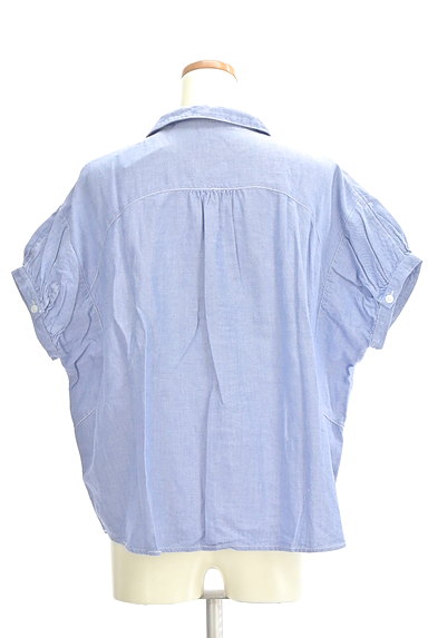 CUBE SUGAR（キューブシュガー）の古着「丸襟ダンガリーシャツ（カジュアルシャツ）」大画像２へ