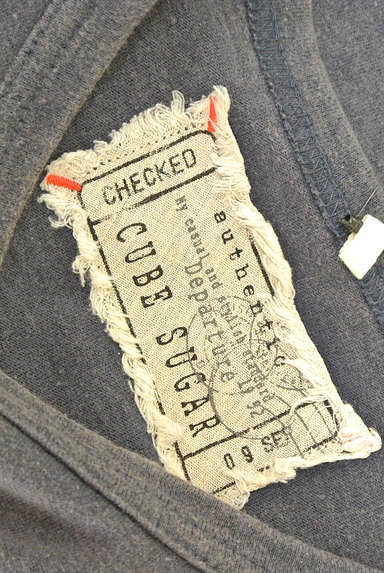 CUBE SUGAR（キューブシュガー）の古着「USED加工プリントTシャツ（Ｔシャツ）」大画像６へ