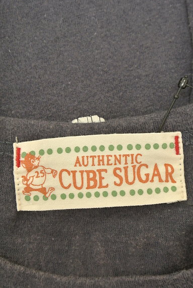 CUBE SUGAR（キューブシュガー）の古着「USED加工プリントTシャツ（Ｔシャツ）」大画像６へ