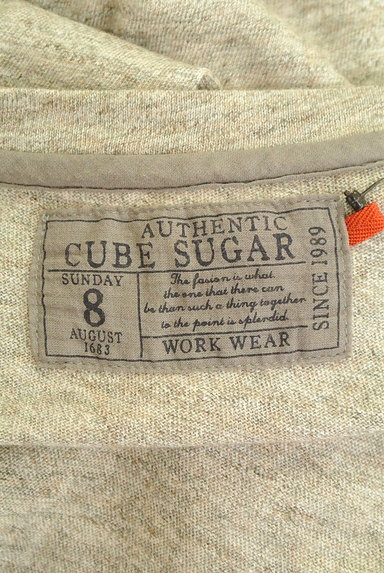 CUBE SUGAR（キューブシュガー）の古着「キーネックカットソー（カットソー・プルオーバー）」大画像６へ