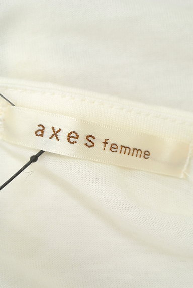 axes femme（アクシーズファム）の古着「フロントレースフリルカットソー（カットソー・プルオーバー）」大画像６へ