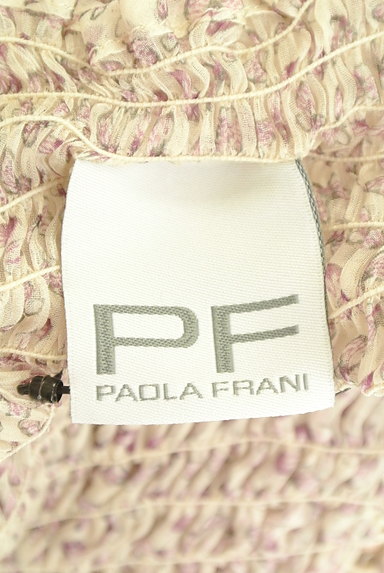 PF by PAOLA FRANI（ピーエッフェバイパオラフラーニ）の古着「フラワー楊柳シフォンカットソー（カットソー・プルオーバー）」大画像６へ