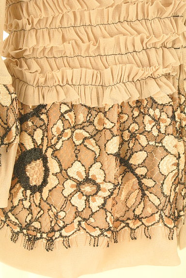 PF by PAOLA FRANI（ピーエッフェバイパオラフラーニ）の古着「七分袖花刺繍フリルカーディガン（カーディガン・ボレロ）」大画像５へ