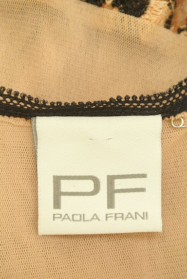 PF by PAOLA FRANI（ピーエッフェバイパオラフラーニ）の古着「七分袖花刺繍フリルカーディガン（カーディガン・ボレロ）」大画像６へ