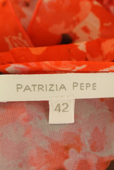PATRIZIA PEPE（パトリッツィアペペ）の古着「フィッシュテール花柄シフォンワンピ（ワンピース・チュニック）」大画像６へ