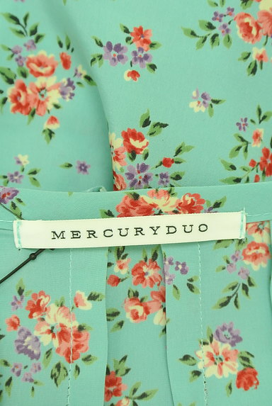 MERCURYDUO（マーキュリーデュオ）の古着「裾リボン小花柄カーディガン（カーディガン・ボレロ）」大画像６へ