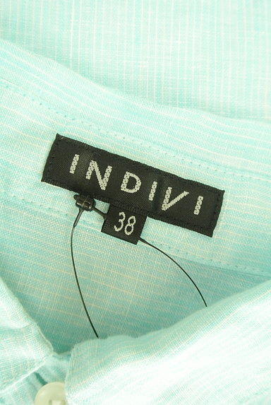 INDIVI（インディヴィ）の古着「リネンシャツ（カジュアルシャツ）」大画像６へ
