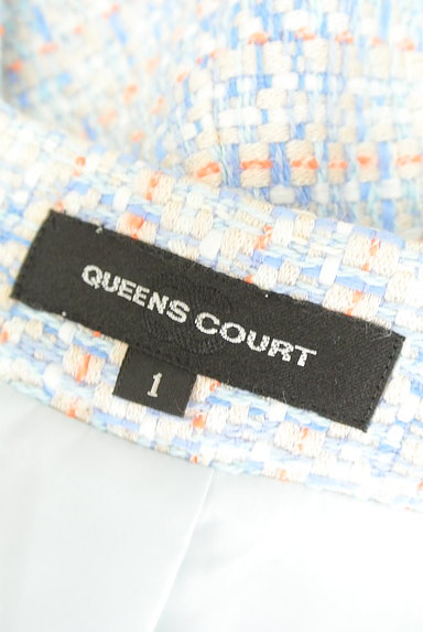 QUEENS COURT（クイーンズコート）の古着「タックフレアチェック柄スカート（スカート）」大画像６へ