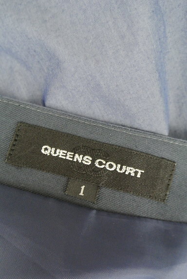 QUEENS COURT（クイーンズコート）の古着「タックフレアバイカラースカート（スカート）」大画像６へ
