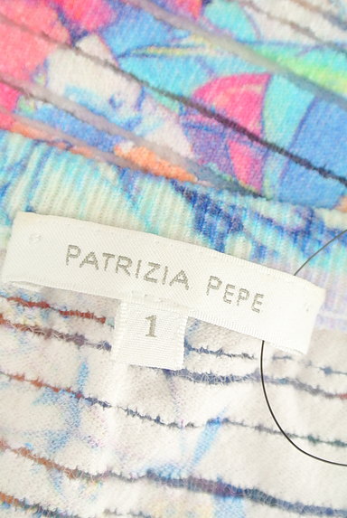 PATRIZIA PEPE（パトリッツィアペペ）の古着「花柄ニットトップス（ニット）」大画像６へ