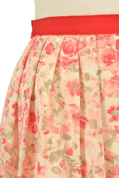 LAISSE PASSE（レッセパッセ）の古着「ガーリー花柄フレアスカート（スカート）」大画像４へ