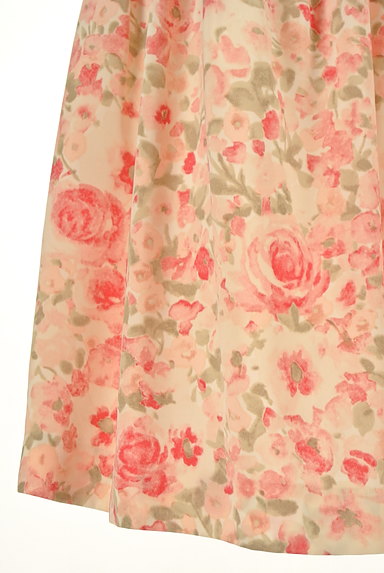 LAISSE PASSE（レッセパッセ）の古着「ガーリー花柄フレアスカート（スカート）」大画像５へ