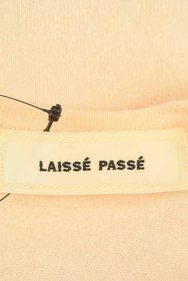 LAISSE PASSE（レッセパッセ）の古着「パール付きシフォン袖ニット（ニット）」大画像６へ