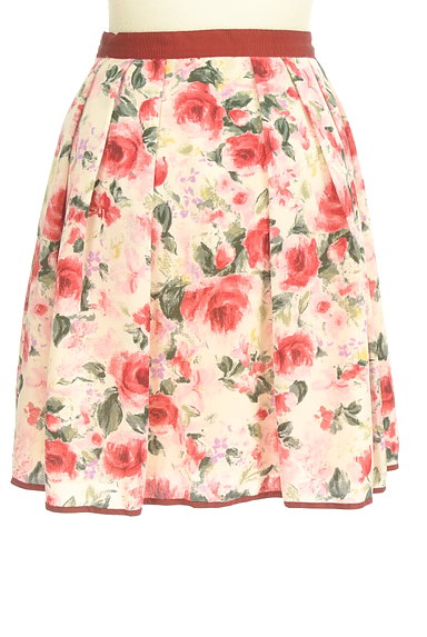 LAISSE PASSE（レッセパッセ）の古着「花柄シフォンスカート（ミニスカート）」大画像２へ