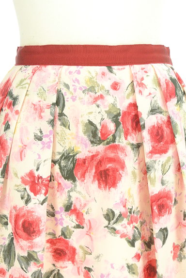 LAISSE PASSE（レッセパッセ）の古着「花柄シフォンスカート（ミニスカート）」大画像５へ