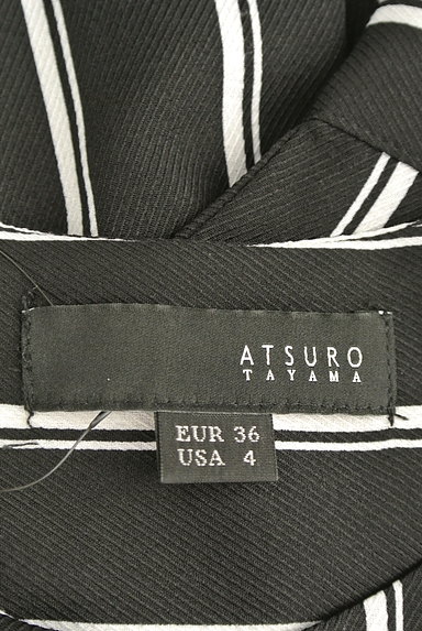 ATSURO TAYAMA（アツロウ　タヤマ）の古着「こだわりシルエットのストライプブラウス（カットソー・プルオーバー）」大画像６へ