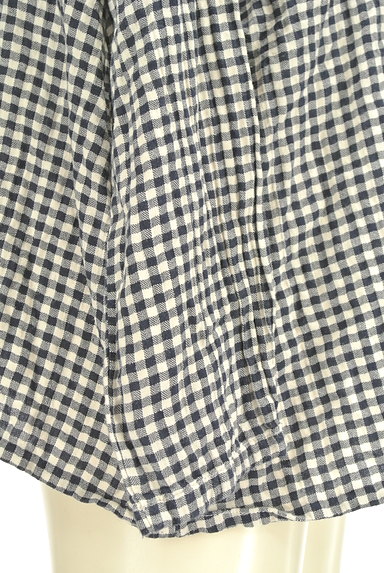 SM2（サマンサモスモス）の古着「ゆる可愛シルエットの丸襟チェックシャツ（カジュアルシャツ）」大画像５へ