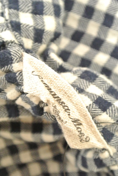 SM2（サマンサモスモス）の古着「ゆる可愛シルエットの丸襟チェックシャツ（カジュアルシャツ）」大画像６へ