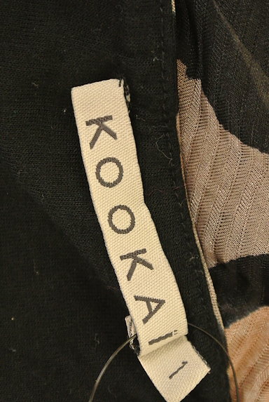 KOOKAI（クーカイ）の古着「レオパード柄シアーフリルスカート（ミニスカート）」大画像６へ