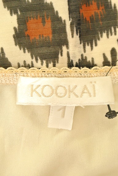 KOOKAI（クーカイ）の古着「レオパード柄シアースカート（スカート）」大画像６へ