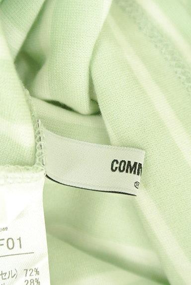 COMME CA（コムサ）の古着「大人デザインボーダーカットソー（カットソー・プルオーバー）」大画像６へ