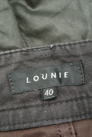 LOUNIE（ルーニィ）の古着「光沢ストレートパンツ（パンツ）」大画像６へ