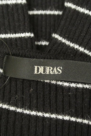 DURAS（デュラス）の古着「ボディコンシャスボーダーリブニット（ニット）」大画像６へ