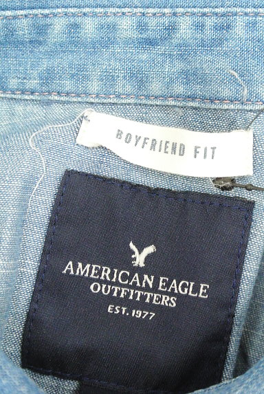 AMERICAN EAGLE OUTFITTERS（アメリカンイーグルアウトフィッターズ）の古着「アメリカンヴィンテージ風デニムシャツ（カジュアルシャツ）」大画像６へ