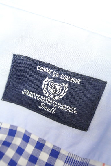 COMME CA COMMUNE（コムサコミューン）の古着「七分袖ボタンダウンシャツ（カジュアルシャツ）」大画像６へ