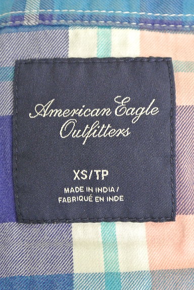 AMERICAN EAGLE OUTFITTERS（アメリカンイーグルアウトフィッターズ）の古着「チェック柄コットンシャツ（カジュアルシャツ）」大画像６へ