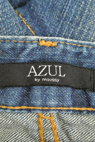 AZUL by moussy（アズールバイマウジー）の古着「カットオフデニムショートパンツ（ショートパンツ・ハーフパンツ）」大画像６へ