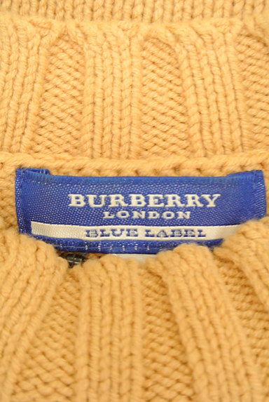 BURBERRY BLUE LABEL（バーバリーブルーレーベル）の古着「バイカラーフロントロゴニット（ニット）」大画像６へ