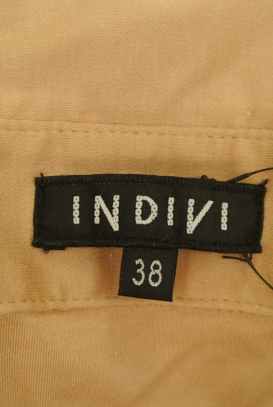 INDIVI（インディヴィ）の古着「スキッパーカラーノースリーブトップス（カットソー・プルオーバー）」大画像６へ