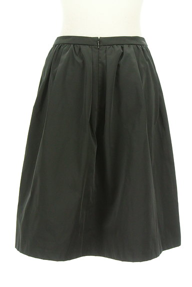 Spick and Span（スピック＆スパン）の古着「光沢ブラックカラーの大人艶スカート（スカート）」大画像２へ